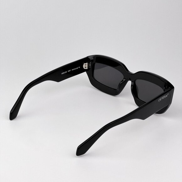 Off-White CHARLOTTE Men Sunglasses Black Rectangle Frame I Model OERI138 1007 - Picture 5 of 11